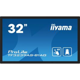 iiyama TF3239AS-B1AG Monitor Táctil de 31.5" Full HD IPS M-Touch (40 Puntos) con 2xHDMI y DisplayPort