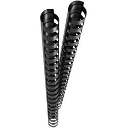 GENIE Peine de Encuadernación en Espiral, 12mm, Negro, 85 Hojas, Plástico, Paquete de 25 Unidades Precio: 17.5899999. SKU: B1A4FKJCXL