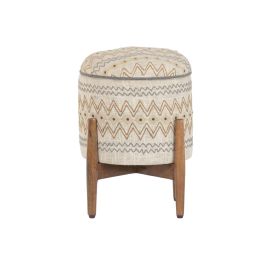 DKD Home Decor Reposapiés Urban Crudo Multicolor de Algodón y Madera de Mango con Tapa Bordado 35 x 45 x 35 cm DKD Home Decor Reposapiés Urban Crudo Multicolor de Algodón y Madera de Mango con Tapa Bordado 35 x 45 x 35 cm Precio: 66.50000038. SKU: B1AP3NGA9J