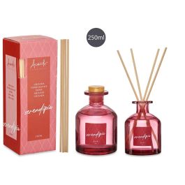 Mikado 250 ml con varilla, fragancia granada, vidrio rosa - Acorde (6 Unidades) Precio: 33.94999971. SKU: B1HYJQPVNV