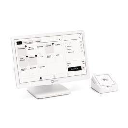 SumUp TPV POS Lite+ Solo Bundle ES - Lector de tarjetas móvil, Pantalla táctil Full HD 13", Compatible con iOS y Android, Sin suscripción - Blanco, Ref: 800607401