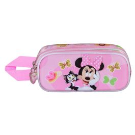 Disney Minnie Mouse Estuche Portatodo 3D Doble Kitten Rosa con Relieve y Doble Compartimento Disney Minnie Mouse Estuche Portatodo 3D Doble Kitten Rosa con Relieve y Doble Compartimento