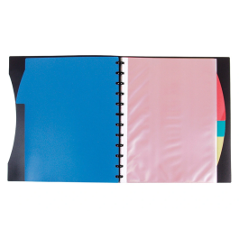 Liderpapel Funda Intercambiable DIN A4, Portada 700 micras, 20 Fundas Extraíbles, Bolsa de 10 Unidades