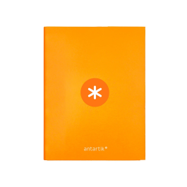 Antartik Carpeta A4 Forrada 4 Anillas 25 mm Redondas Color Mostaza