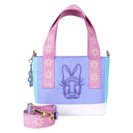 Loungefly Bolso Daisy Disney. Medidas: 24,13cm (ancho) x 8,89cm (profundo) x 20,32cm (alto)