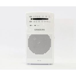 SANGEAN Radio Portátil AM/FM, Color Blanco Precio: 26.49999946. SKU: B1BDRRVDR6