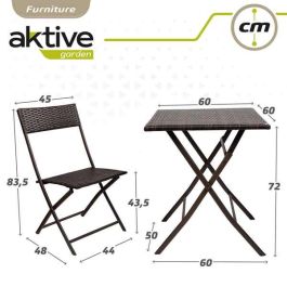 Conjunto de Mesa con 2 Sillas Aktive