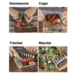 Set de 2 desmenuzadores de carne para BBQ, Algon BBQ (12 Unidades) Set de 2 desmenuzadores de carne para BBQ, Algon BBQ (12 Unidades)