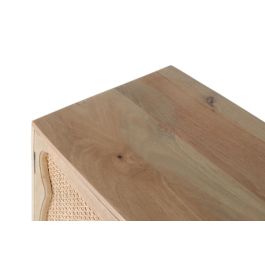 Giner y Colomer Aparador de Madera de Mango con 4 Puertas, Color Natural, Diseño Artesanal