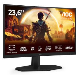 AOC C24G42E Monitor Curvo Gaming 23.6" Full HD 180Hz 1ms VA Negro/Rojo