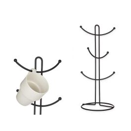 Soporte Metal 6 Tazas Negro Kinvara 16X39CM (6 Unidades) Precio: 26.99510121. SKU: B1ENYJWSZT