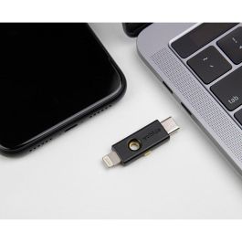 YUBICO YubiKey 5Ci USB-C/Lightning para MacOS, Android, Windows, ChromeOS Negro
