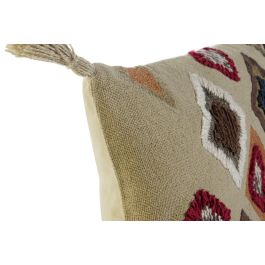 DKD Home Decor Funda Cojin Multicolor Algodon 40 x 60 cm