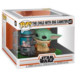 FUNKO Star Wars The Mandalorian The Child with Canister Figura POP Vinilo 9cm