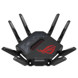 ASUS ROG Rapture GT-BE98 router inalámbrico 10 Gigabit Ethernet Quad-band (2.4 GHz / 5 GHz-1 / 5 GHz-2 / 6 GHz) Negro Precio: 682.98999945. SKU: B1CK7N2TVS