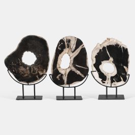 DKD Home Decor Figura Balines Indonesia 1c24 Negro Blanco 11 x 40 x 30 cm Fosil y Madera Precio: 93.58999947. SKU: B16B7XS99C