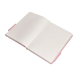 Antartik Cuaderno A5 Tapa Dura Hojas Puntos Rosa Pastel 100 Hojas 80gr FSC