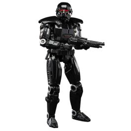 HASBRO Dark Trooper The Mandalorian Star Wars Figura Vinilo Articulada 9,5cm con Accesorios
