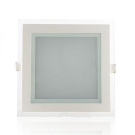 Foco Downlight LED 15W 1500Lm 6000ºK Cuadrado   Cristal 40.000H [GR-MB02-15W-CW]