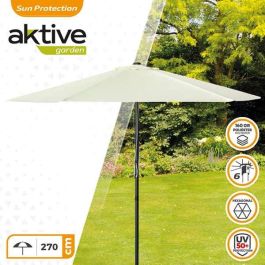Parasol de terraza redondo 270 cm con chimenea y mástil de aluminio 3,8 cm aktive Precio: 51.96224. SKU: B1JY68JNYG