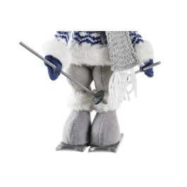 Figura Navidad Moderna DKD Home Decor Azul 16 x 38 x 17 cm