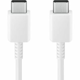 Samsung EP-DX310JWEGEU Cargador Carga y Transmisión de Datos Rápida 60W USB-C Doble 1.8m Blanco