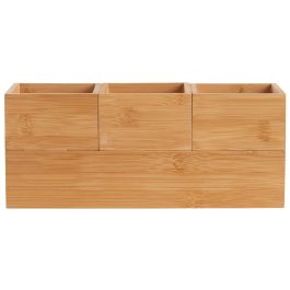 Day Juego de 4 Cajas Almacenar Bambú Apilables 9.5x9.5x6 cm y 9.5x29x6 cm