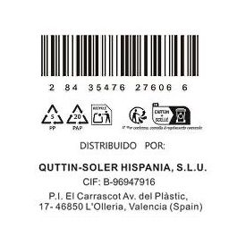 Quttin Cuchillo Panero 20 cm Terra (24 Unidades) Quttin Cuchillo Panero 20 cm Terra (24 Unidades)