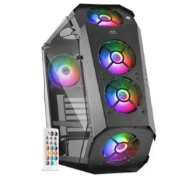 Mars Gaming MC51 - Caja Ordenador Gaming ATX Premium con 5 Ventiladores ARGB y Ventana de Vidrio Templado Precio: 99.50000005. SKU: S0231648