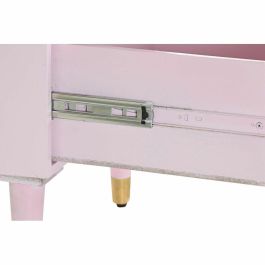 Mesita de Noche DKD Home Decor 52 x 42 x 65 cm Metal Rosa claro Madera de mango Mesita de Noche DKD Home Decor 52 x 42 x 65 cm Metal Rosa claro Madera de mango