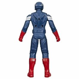 Hasbro HASF93015L0 Figura de lujo Marvel Studios Capitán América Un mundo feliz 12 Pulgadas