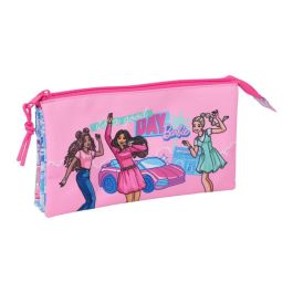 Safta Estuche Portatodo Triple Cremallera Barbie 120x220x30 mm Precio: 16.50000044. SKU: B1J34JZX7G