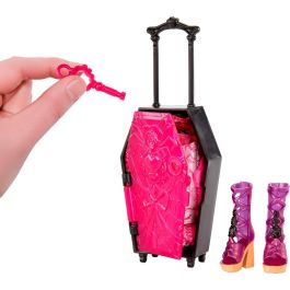 Monster High JDR50 Muñeca Draculaura Destination: Gore-Geous Oasis Set con Accesorios