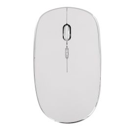 TNB RUBBY - Ratón óptico inalámbrico silencioso 1600 dpi - blanco/plateado Precio: 14.99864696. SKU: B1CQK8Y9M7