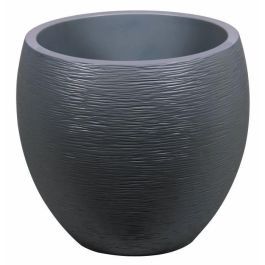 EDA Graphit maceta redonda Ø50cm - Capacidad 46L - Gris antracita EDA Graphit maceta redonda Ø50cm - Capacidad 46L - Gris antracita