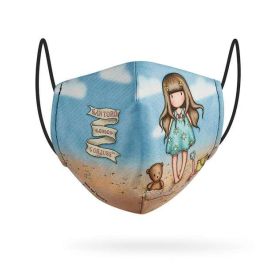 Mascarilla Higiénica de Tela Reutilizable Gorjuss Azul cielo Mascarilla Higiénica de Tela Reutilizable Gorjuss Azul cielo
