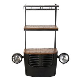 Botellero Vintage DKD Home Decor Gris Oscuro 30 x 104 x 83 cm Botellero Vintage DKD Home Decor Gris Oscuro 30 x 104 x 83 cm