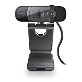 NGS XPRESSCAM1080FHD Webcam XpressCam 1080 Full HD 1080p con Micrófono Integrado, USB 2.0 y LED Anti-Hack. Compatible Multi-OS