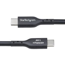 Cable USB Startech USB2AC4MBKE Negro