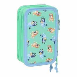 Plumier Escolar Safta Triple 37 Piezas Bluey Sisters 195x125x55 mm Plumier Escolar Safta Triple 37 Piezas Bluey Sisters 195x125x55 mm