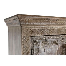 DKD Home Decor Armario de Teca Natural con 2 Puertas, 2 Cajones y 3 Estanterías, 51 x 216 x 122 cm DKD Home Decor Armario de Teca Natural con 2 Puertas, 2 Cajones y 3 Estanterías, 51 x 216 x 122 cm