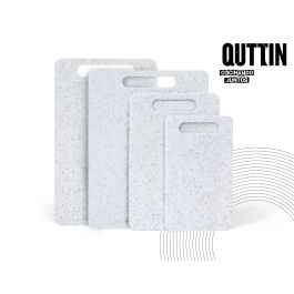 Tabla de cortar plástico granito 25x15 cm Quttin (24 Unidades) Tabla de cortar plástico granito 25x15 cm Quttin (24 Unidades)