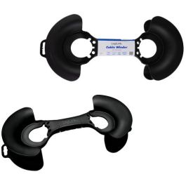 LogiLink KAB0068 Enrollacables, para 2-20m de Cable, Montaje en Pared, Negro
