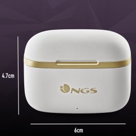 NGS ARTICATROPHYWHITE Auriculares Bluetooth True Wireless ANC con Estuche de Carga, Autonomía 20h, Micrófono Alta Calidad, Blancos NGS ARTICATROPHYWHITE Auriculares Bluetooth True Wireless ANC con Estuche de Carga, Autonomía 20h, Micrófono Alta Calidad, Blancos