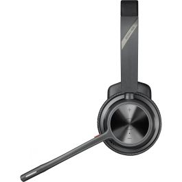 Poly 77Y92AA Auricular Inalámbrico Monoaural Voyager 4310 con Micrófono, Bluetooth, BT700, Base de Carga, Negro, 24h Batería