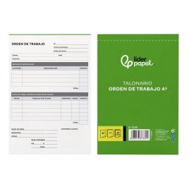 Talonario Liderpapel Orden De Trabajo Cuarto Original Y Copia 255 5 unidades Precio: 10.89. SKU: B192QBTLRZ