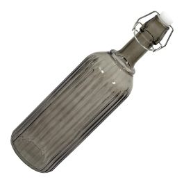 Home Deco Factory Botella de Vidrio 1 L Gris Colección Lounge Lounge Precio: 4.49999968. SKU: B1KE3YACF4