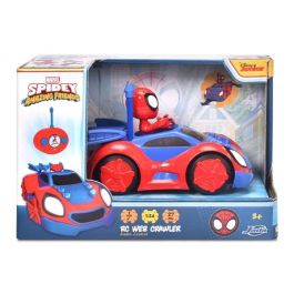 Coche radio control spidey web crawler, funciona adelante y marcha atrás en curva escala 1:24 17 cm