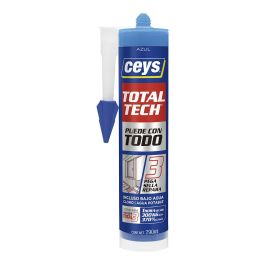Ceys Total Tech Azul Cartucho 290 ml - Adhesivo Base Polímero para Interior y Exterior