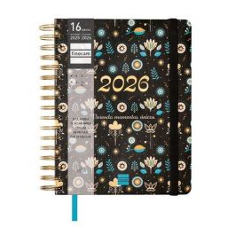 Finocam Agenda Vitae 16 Meses 4º-155x217 mm SVH Tapa Dura "Viviendo Momentos Únicos" con Espiral y Goma Elástica Negro Precio: 16.50000044. SKU: B1FCN8JV8L